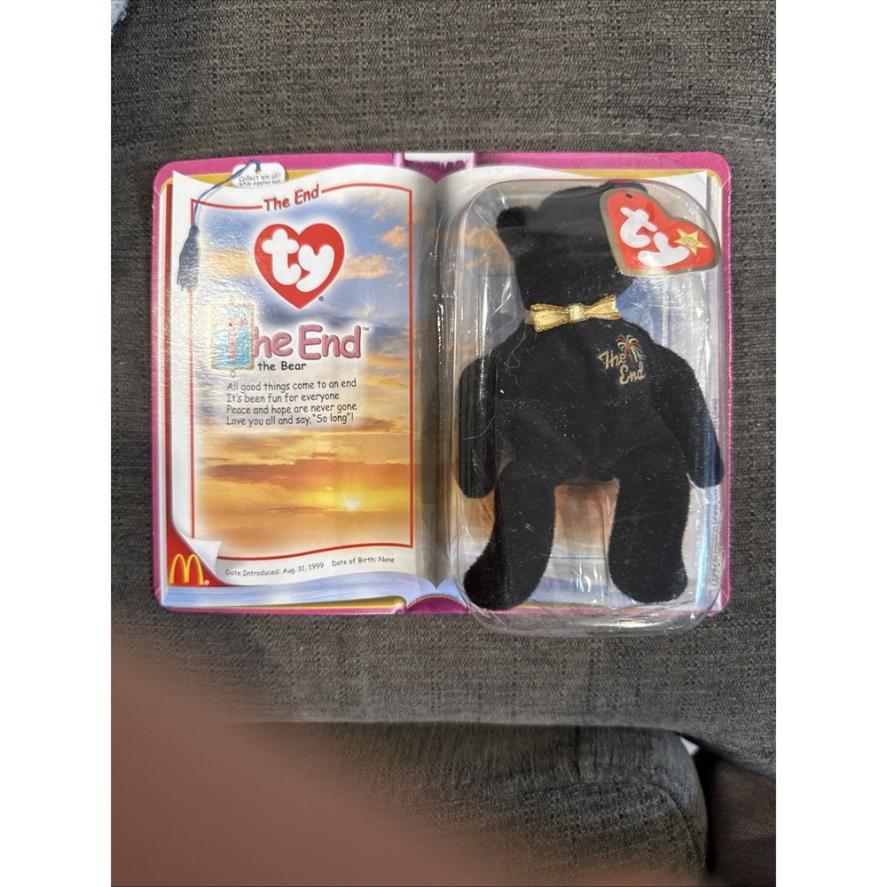 McDonald's The End - The End The Bear - Ty‎ Beanie Baby Brand NIB